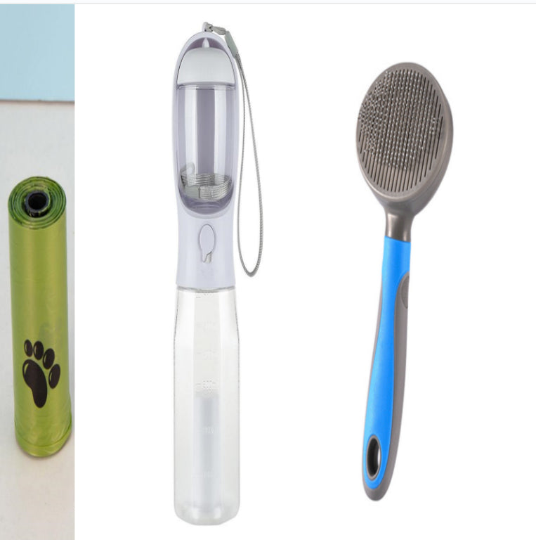 All-in-One Portable Pet Travel Water & Food Bottle