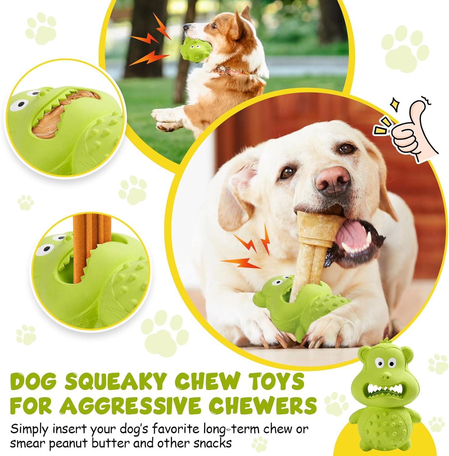Durable Chew Toy for Aggressive Dogs