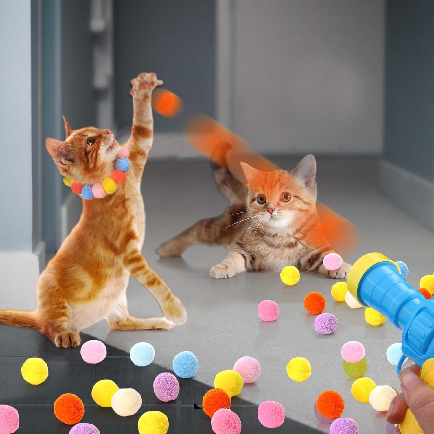 Cat Fetch Launcher Toy