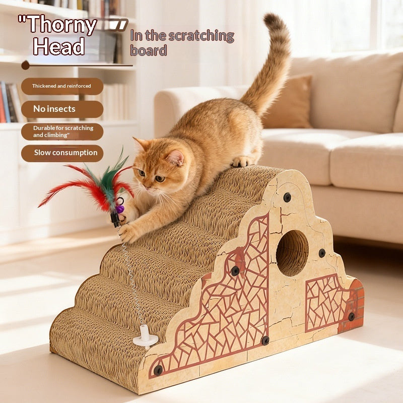 Happy Paws Corrugated Cardboard Scratching Post