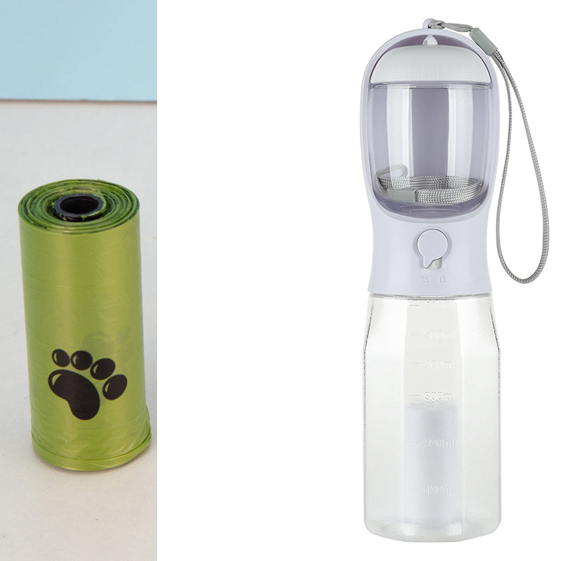 All-in-One Portable Pet Travel Water & Food Bottle