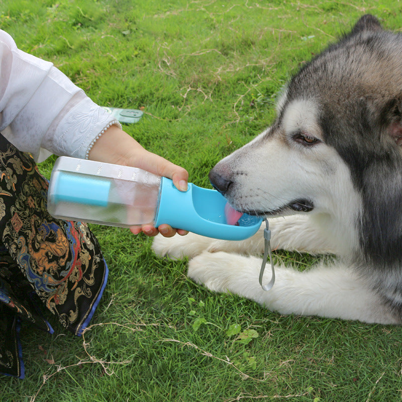 All-in-One Portable Pet Travel Water & Food Bottle