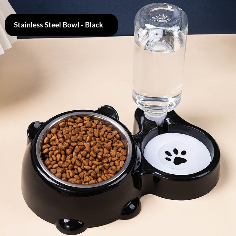 2-in-1 Pet Food & Water Station