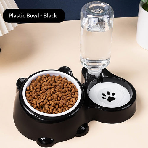 2-in-1 Pet Food & Water Station