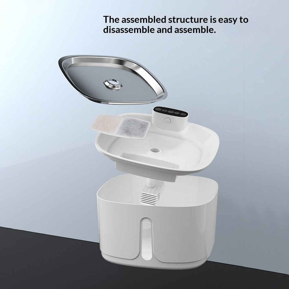Smart Stainless Pet Water Fountain