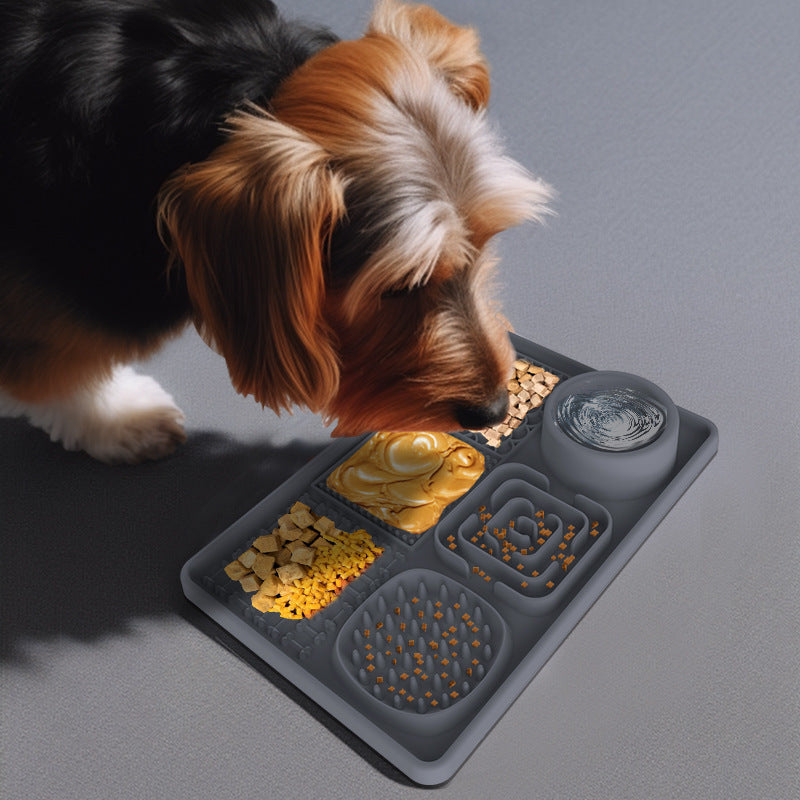 Happy Slow‑Eating Dog Mat