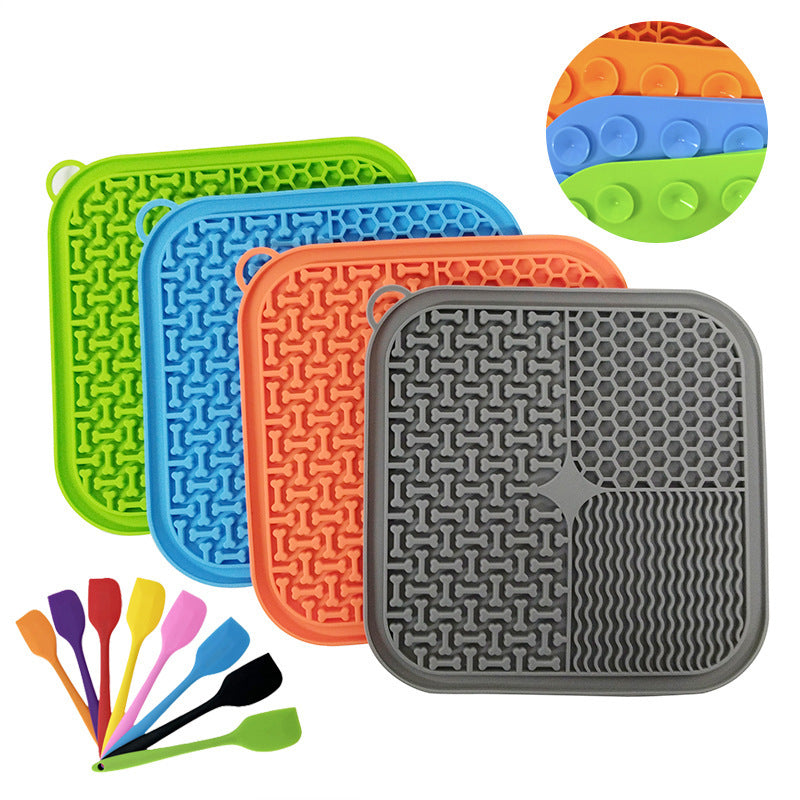 Happy Learning Silicone Slow‑Feed Dog Mat