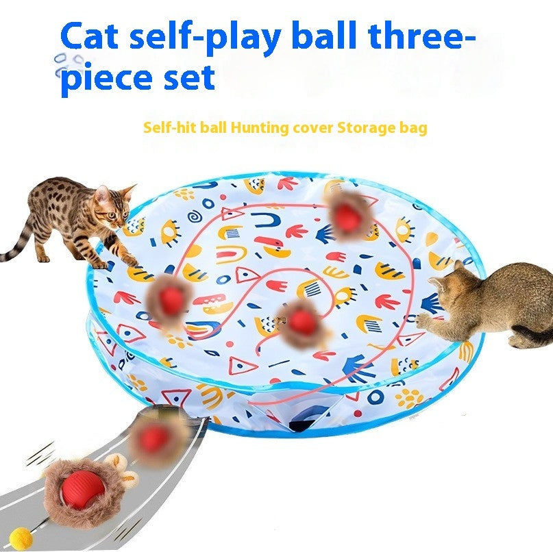 Happy Hunter Cat Self‑Play Hi‑Ball Toy
