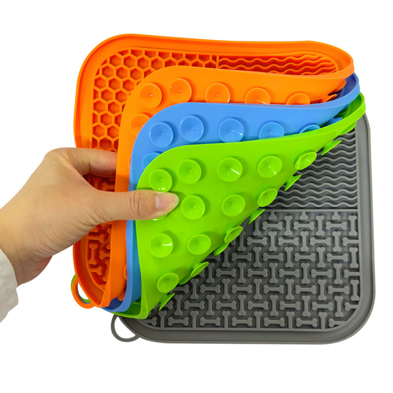 Happy Learning Silicone Slow‑Feed Dog Mat