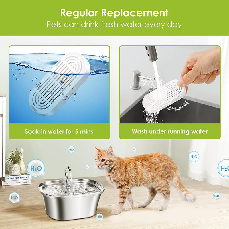 Large Capacity Pet Water Fountain Replacement Filters